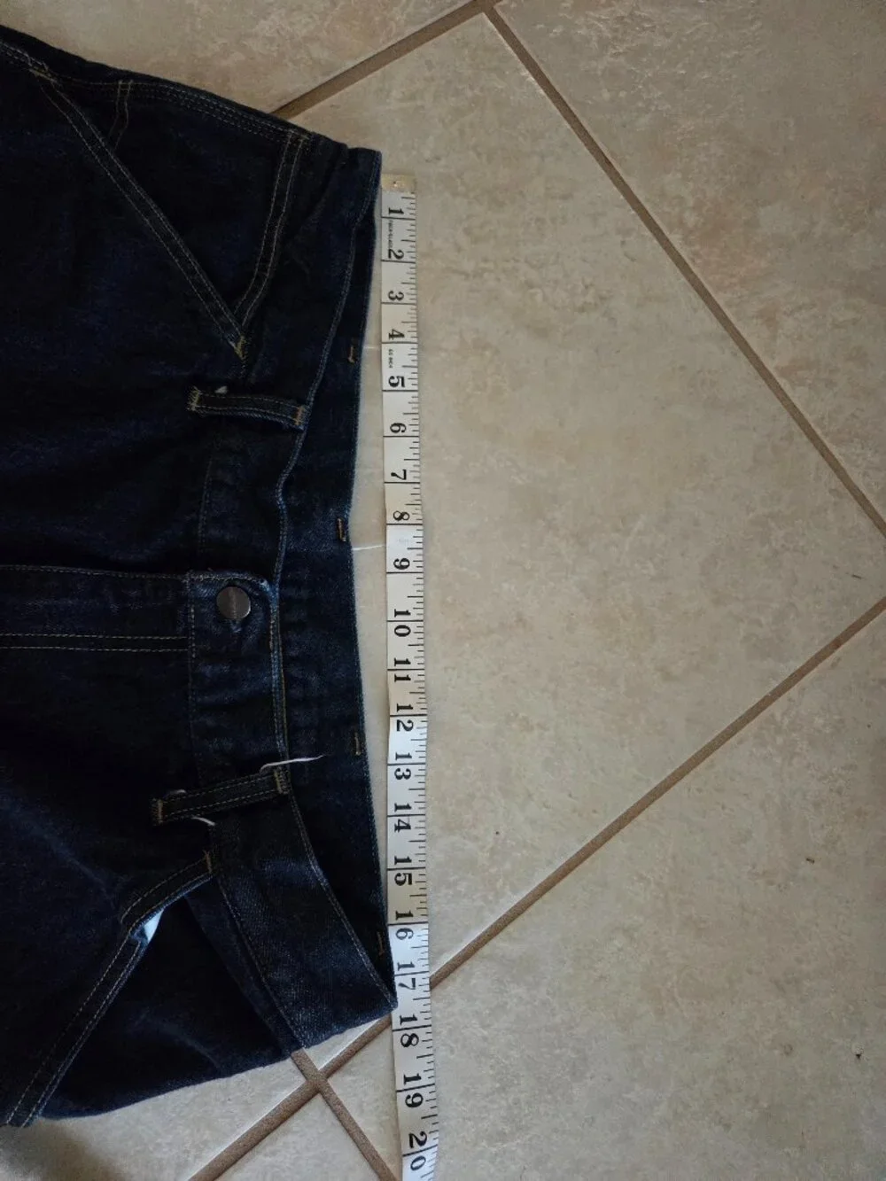 Carhartt Work in Progress Double Knee Pants 36x32 Blue Denim